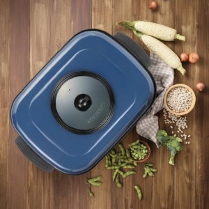 PN풍년 NEW잔치팬 블루 전기 후라이팬 대형 전기팬