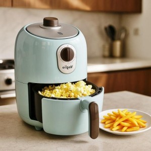 고속 회전 타이머 에어프라이기 에어프라이어 2L(블루)