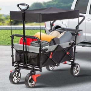 캠핑웨건 가정용끌차 접이식 구르마 휴대용카트 짐수레 이동식 웨건